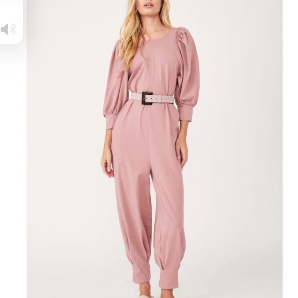 NWT Free People "Jackie" Jumpsuit in Smoked Roses